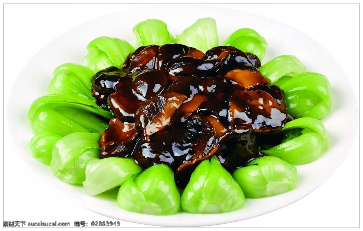 香菇油菜清炒蒜茸素材图片下载-素材编号02883949-素材天下图库