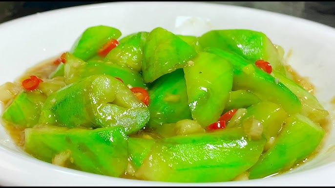 【淮扬菜】清炒丝瓜