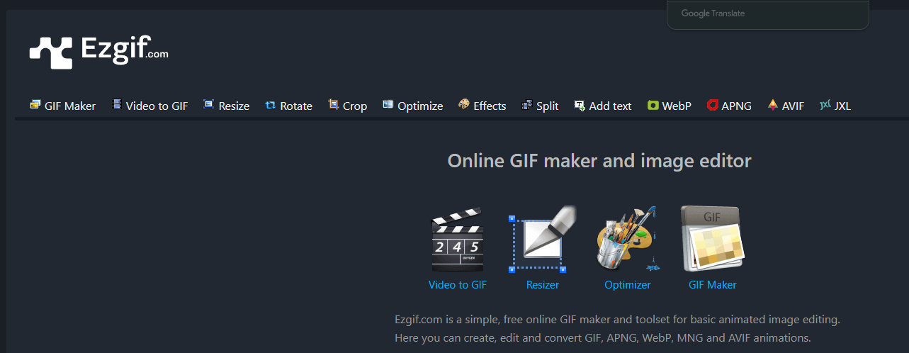  Ezgif：一站式动图处理神器，让视频、图片都活起来！