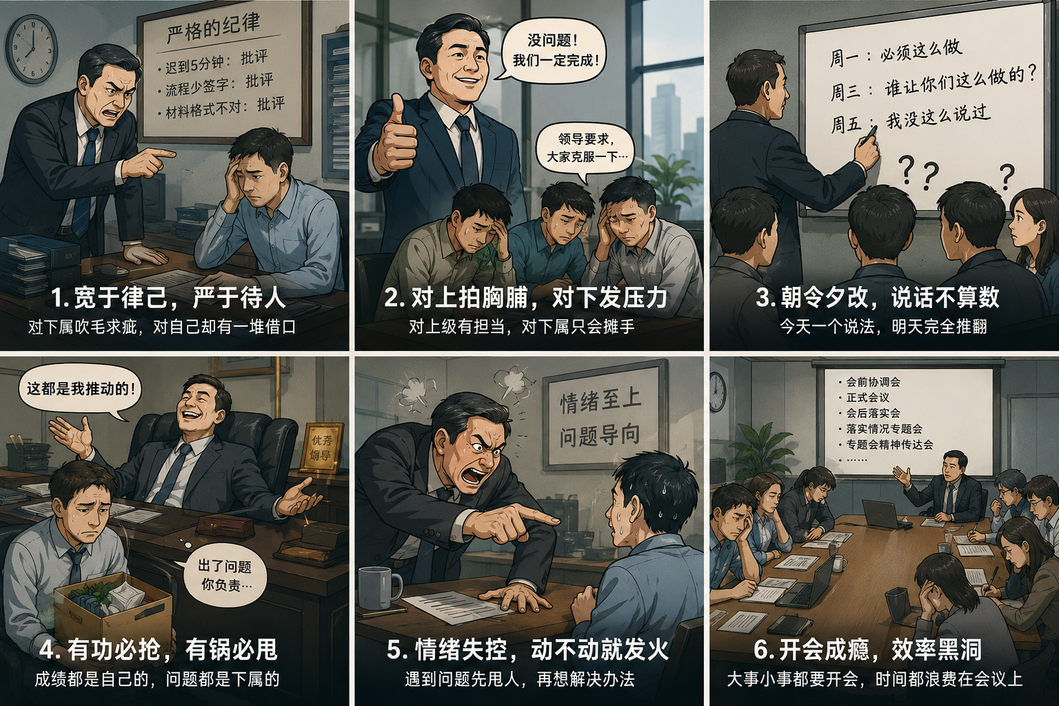 有些领导不是能力强，而是把“领导”两个字演得太像了
